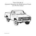 TM 9-2320-289-10 Operator's Manual for the M1008 series of trucks