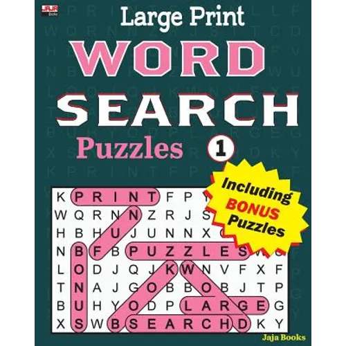 Large Print WORD SEARCH Puzzles - Paperback