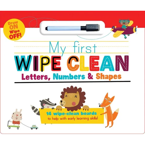 My First Wipe Clean: Letters, Numbers & Shapes - Hardcover