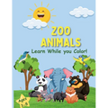 Zoo Animals Coloring Book - Paperback
