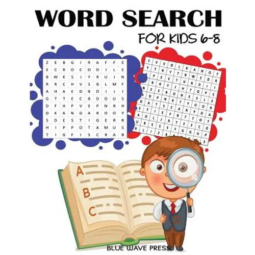 Word Search for Kids 6-8 - Paperback
