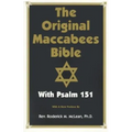 Original Maccabees Bible-OE: With Psalm 151 - Paperback