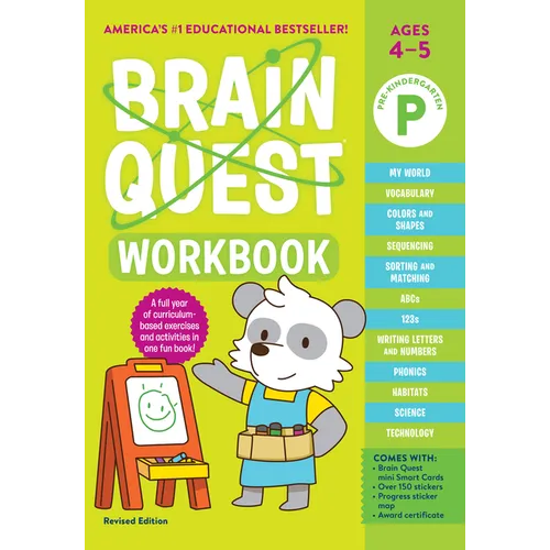 Brain Quest Workbook: Pre-K Revised Edition - Paperback