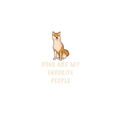 Dogs Are My Favorite People: Cute Family Gift Idea for dogs lover Border Collie: Lined Notebook - journal (6 - 9) - 110 Pages - Matte notebook - Paperback