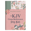 KJV Cross Reference Study Bible--Sage Songbird - Hardcover