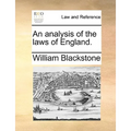 An Analysis of the Laws of England.