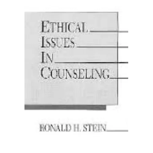 Ethical Issues in Counseling - Hardcover