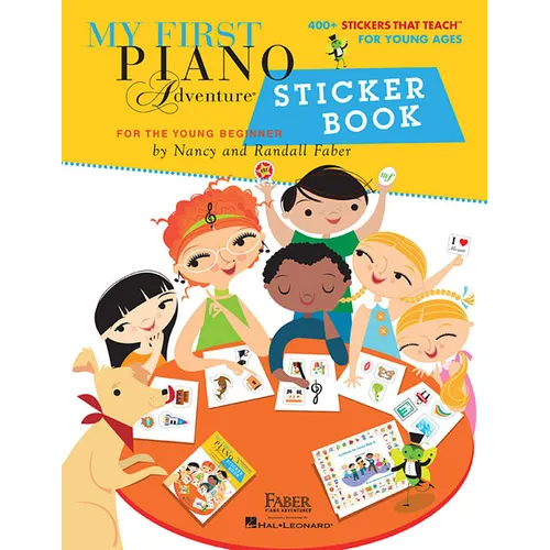 My First Piano Adventure Sticker Book - Paperback