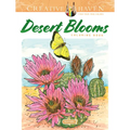 Creative Haven Desert Blooms Coloring Book - Paperback