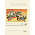 Vintage Lined Notebook Greetings from Delaware, Water Gap, Pennsylvania