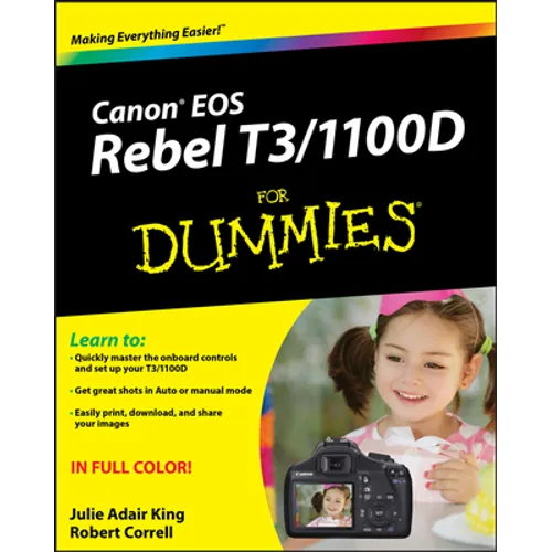 Canon EOS Rebel T3/1100d for Dummies - Paperback