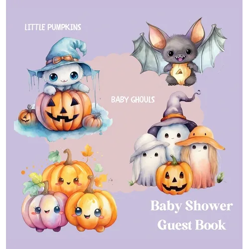 Halloween Baby Shower Guest Book (hardback) - Hardcover