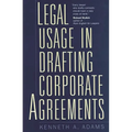 Legal Usage in Drafting Corporate Agreements