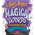 Magical Words Coloring Book: 24 Color & Frame Posters (Harry Potter) - Paperback