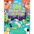 555 Sticker Fun - Cats & Dogs - Paperback