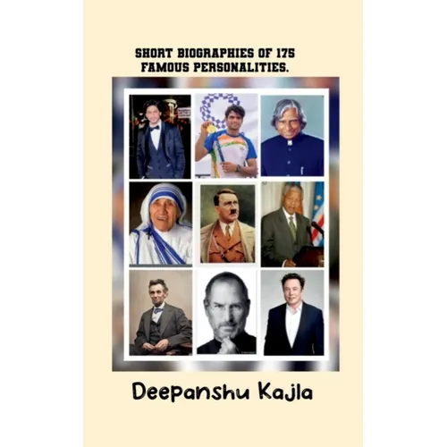 Short biographies of 175 famous personalities. - Paperback