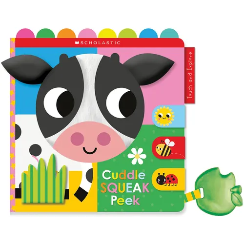 Cuddle Squeak Peek Cloth Book: Scholastic Early Learners (Touch and Explore) - Paperback