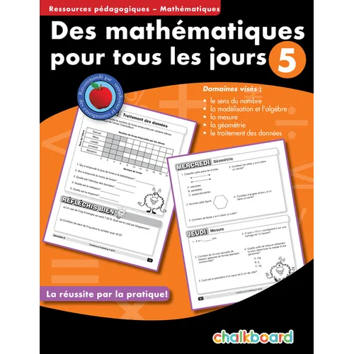 Des Mathematiques Pour Tous Les Jours 5 - Paperback
