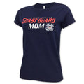 Ladies United States Coast Guard Mom T-Shirt (Navy)
