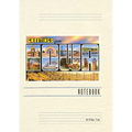 Vintage Lined Notebook Greetings from Iowa - Paperback