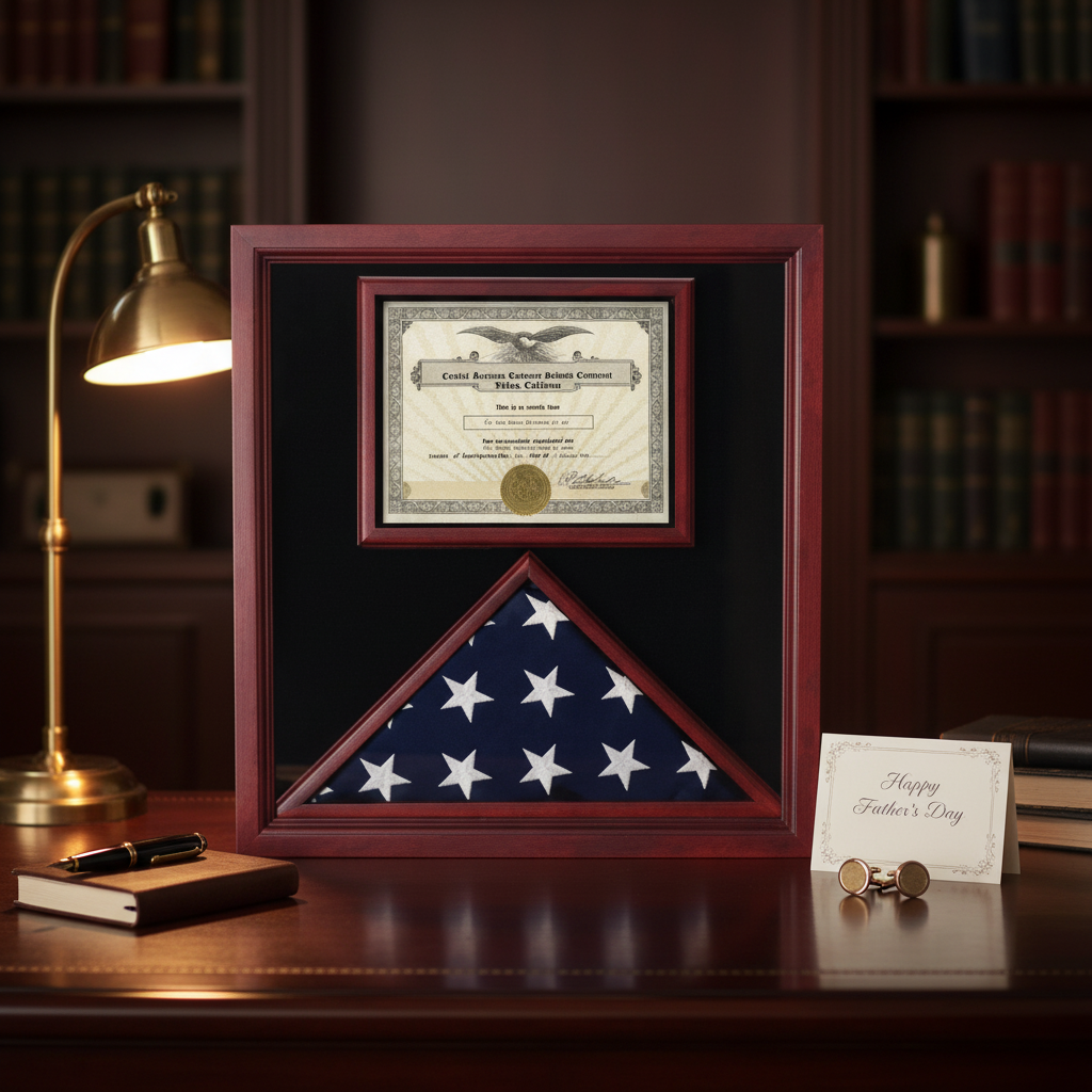 Flag Connections Veterans Made Flag Document Case, American Flags 3 x 5