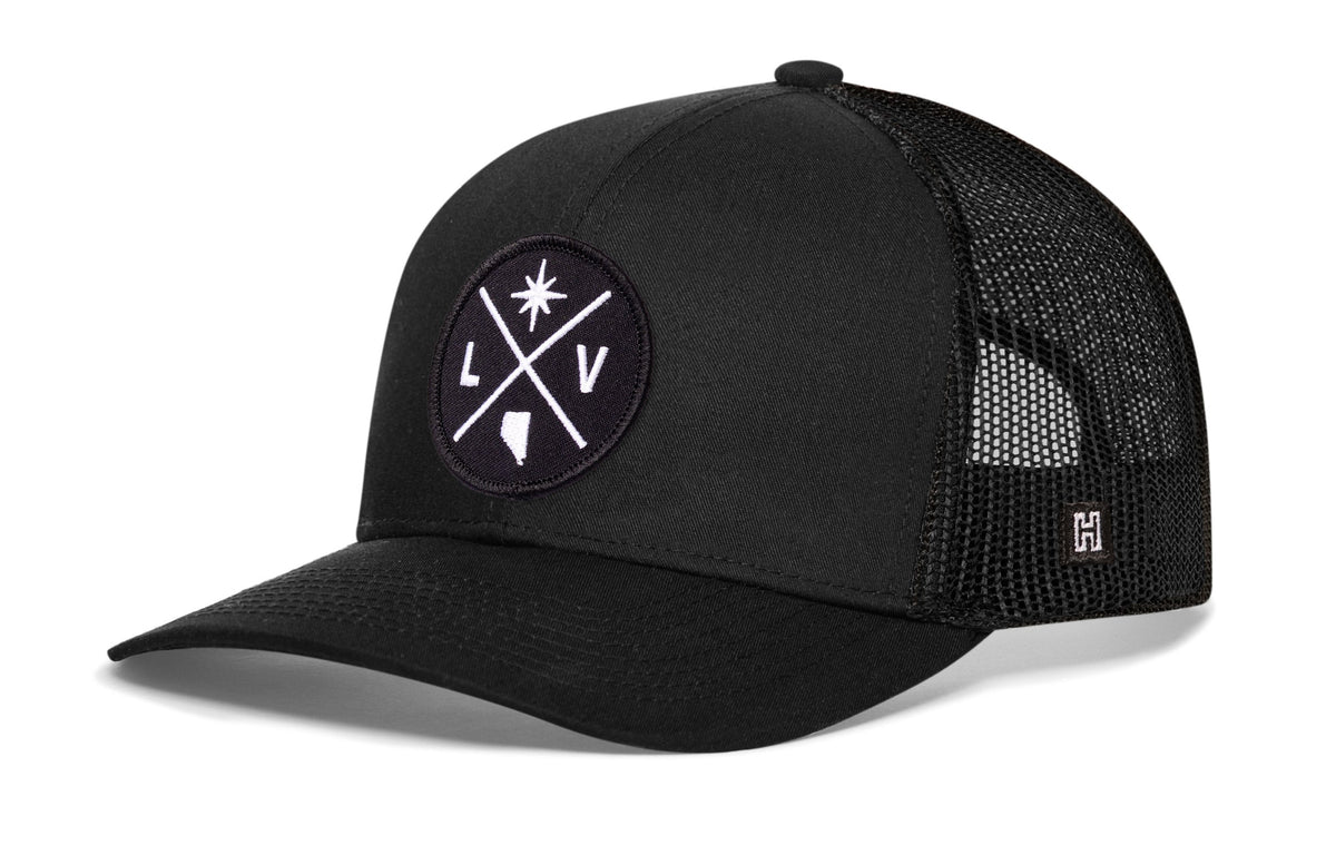Las Vegas Trucker Hat  |  Black LVG X Snapback