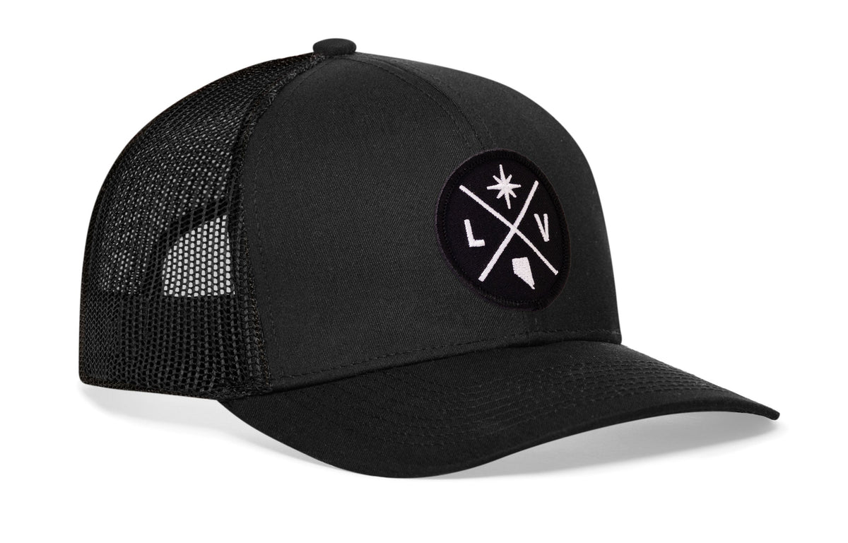 Las Vegas Trucker Hat  |  Black LVG X Snapback