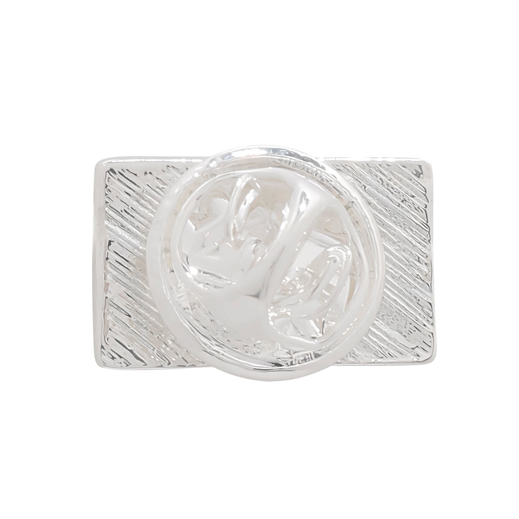 Law Enforcement Police Rectangle Blue Line Pins