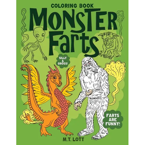 Monster Farts Coloring Book - Paperback