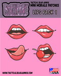 Mini Morale - Lips Patch Pack 1