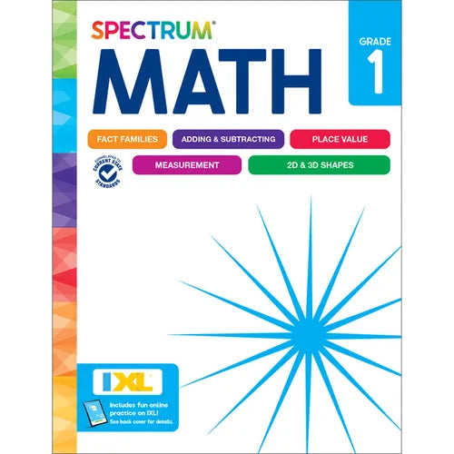 Spectrum Math Workbook, Grade 1 - Paperback