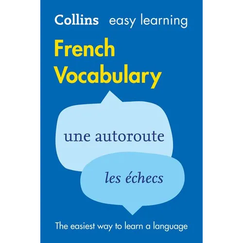 Easy Learning French Vocabulary: Trusted support for learning - Paperback