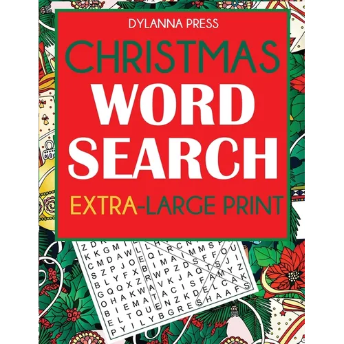 Christmas Word Search Extra-Large Print - Paperback