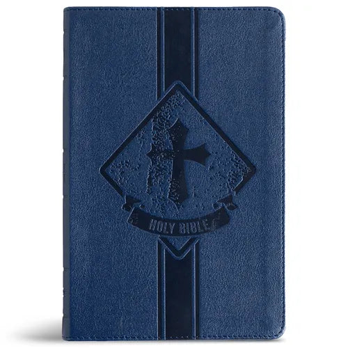 KJV Kids Bible, Thinline Edition, Navy Leathertouch - Imitation Leather