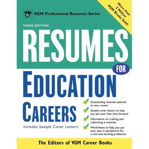 Resumes for Education Careers - Paperback