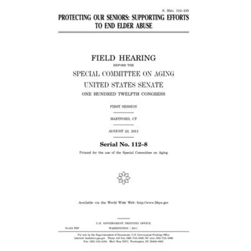 Protecting our seniors: supporting efforts to end elder abuse