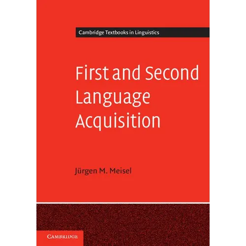 First and Second Language Acquisition - Paperback
