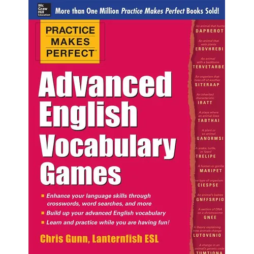 Practice Makes Perfect Advanced English Vocabulary Games - Paperback