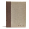 CSB Spurgeon Study Bible, Brown/Tan Cloth Over Board - Hardcover