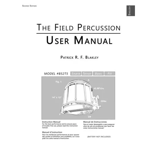 The Field Percussion User Manual - Paperback