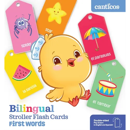Canticos Bilingual Stroller Flash Cards: First Words - Board Book