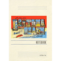 Vintage Lined Notebook Greetings from Daytona Beach, Florida - Paperback