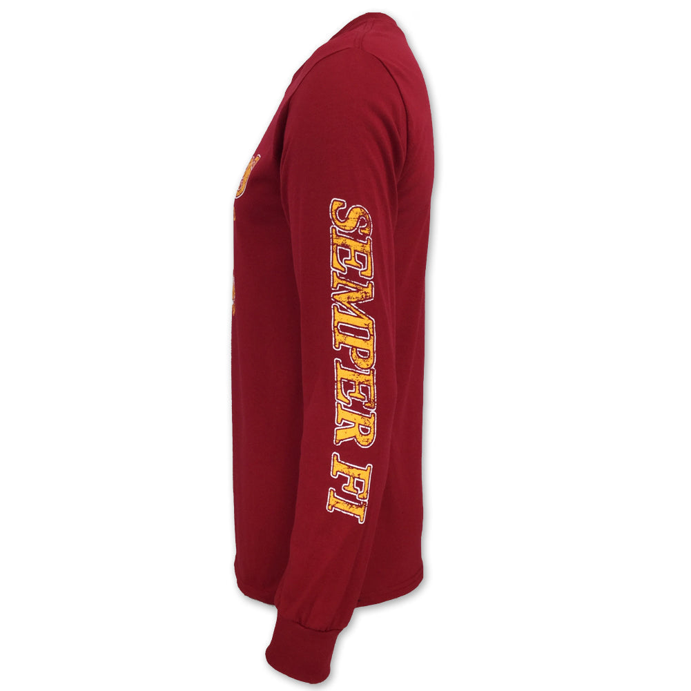 Marines The Few The Proud Long Sleeve T (Cardinal)