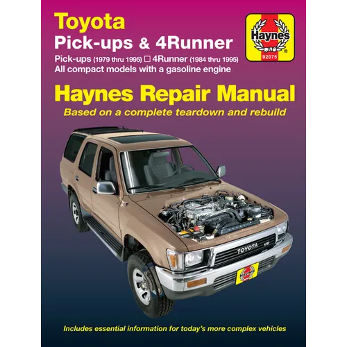 Toyota Pick-Ups 1979-95 & 4Runner 1984-95 - Paperback
