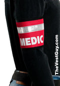 Red Medic Armband with reflective