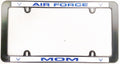 Air Force MOM Black Plastic License Plate Frame Tag Cover United States Military