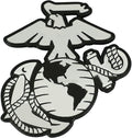United States Marines Military Solid Metal Raised Auto Emblem Decal Adhesive Backing
