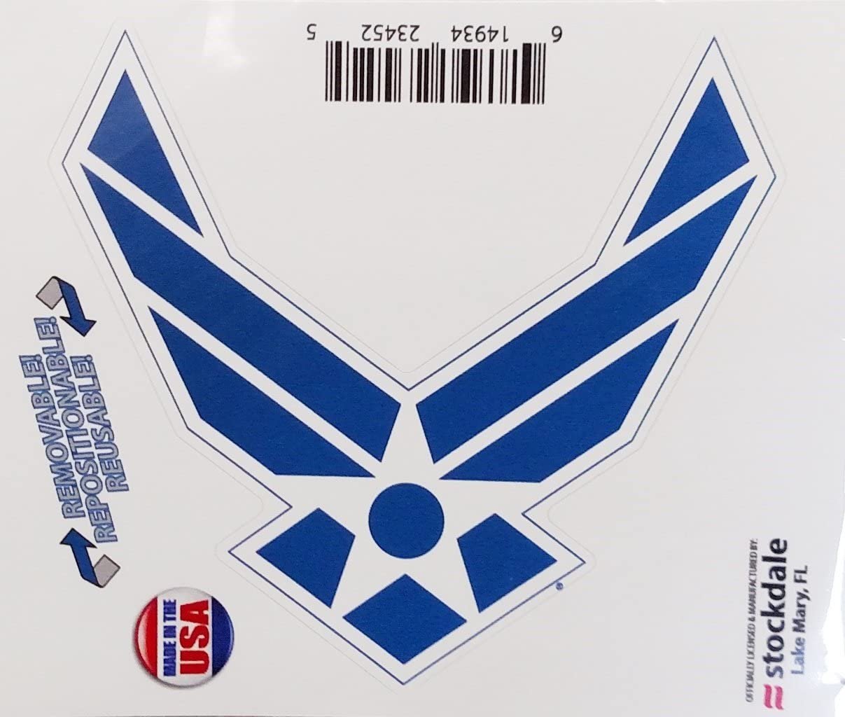 United States Air Force 5 Inch Magnet, Great for Indoors or Outdoor, Officially Licensed, Made in the USA