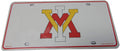 Virginia Military Institute Keydets Metal Auto Tag License Plate, White Design, 6x12 Inch