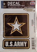 Army 5"x7" REUSABLE Auto Home Vinyl Decal Sticker United States Military